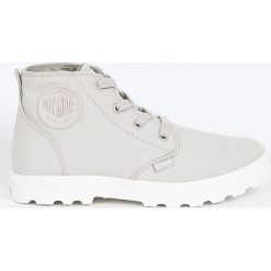 Palladium - Trampki. Szare trampki i tenisówki damskie Palladium, bez wzorów, z materiału, na sznurówki. W wyprzedaży za 239,90 zł.