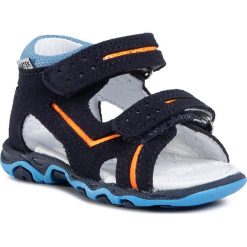 Sandały BARTEK - 71825/W28 Ocean. Niebieskie sandały chłopięce Bartek, ze skóry, bez zapięcia. Za 199,00 zł.