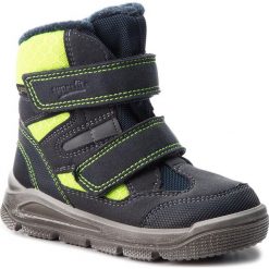 Śniegowce SUPERFIT - GORE-TEX 3-09078-80 M Bleu/Gelb. Niebieskie śniegowce chłopięce marki Superfit, bez zapięcia, gore-tex. W wyprzedaży za 259,00 zł.