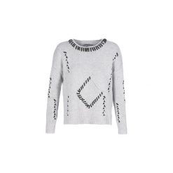 Swetry Desigual TADAO. Szare swetry klasyczne damskie Desigual, l. Za 311,35 zł.