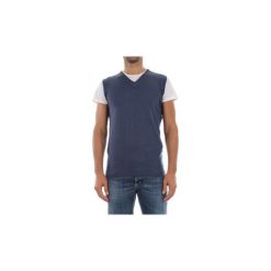 Swetry Wool co WO 8154. Niebieskie swetry męskie Wool co, xl, bez wzorów, bez kołnierzyka, bez kaptura. Za 149,59 zł.