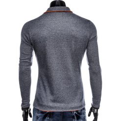 MARYNARKA MĘSKA CASUAL M90 - GRANATOWA. Niebieskie marynarki męskie slim fit Ombre Clothing, z poliesteru. Za 89,00 zł.