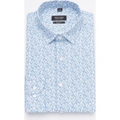 Koszula versone 2899 długi rękaw slim fit niebieski. Niebieskie koszule męskie Recman, m, bez wzorów, bez kołnierzyka, z długim rękawem. Za 169,00 zł.