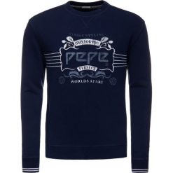 Bluza Pepe Jeans Shaan PM581634. Niebieskie bluzy męskie Pepe Jeans, xl, bez wzorów, z bawełny, bez kołnierzyka, bez rękawów, bez kaptura. W wyprzedaży za 179,00 zł.