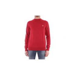 Swetry Fred Perry K5523. Czerwone swetry męskie Fred Perry, s, bez wzorów, bez kołnierzyka, bez kaptura. Za 650,26 zł.