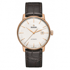 ZEGAREK RADO Coupole Classic XL Automatic R22 877 02 5. Białe zegarki męskie marki RADO, złote. Za 5410,00 zł.