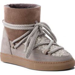 Buty INUIKII - Sneaker 70202-7 Sequin Grey. Szare kozaki damskie Inuikii, na zimę, ze skóry, bez obcasa, bez zapięcia. W wyprzedaży za 899,00 zł.