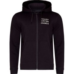 Bluza PEAK PERFORMANCE GROUND ZIP HOODIE. Szare bluzy męskie Peak Performance, bez wzorów, z bawełny, z kapturem, bez rękawów, z kapturem. Za 400,00 zł.