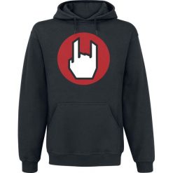 Bluzy męskie: EMP Logo Bluza z kapturem czarny
