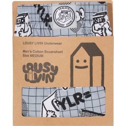 Lousy Livin - Bokserki. Szare bokserki męskie Lousy Livin, bez wzorów, z bawełny. W wyprzedaży za 49,90 zł.