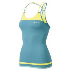 Odzież damska: Odlo Koszulka damska Evolution Light Trend niebiesko-żółta r. XS (181141)