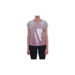 T-shirty z krótkim rękawem Twin Set MP2062. Różowe t-shirty damskie Twin Set, m, bez wzorów, bez kołnierzyka. Za 263,91 zł.