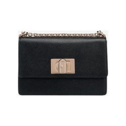 Furla 1927 Mini Cross body bag Czarny. Czarne torebki klasyczne damskie Furla, w paski, z wiskozy, bez dodatków. Za 1231,95 zł.
