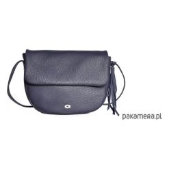 Torba na ramię NATIVE 14 granat. Szare torebki klasyczne damskie marki Pakamera, bez wzorów, eleganckie, na ramię, bez dodatków. Za 270,00 zł.