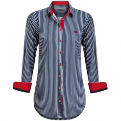 Sir Raymond Tailor Koszula Damska S Ciemnoniebieski. Szare koszule damskie Sir Raymond Tailor, s, w paski, bez kołnierzyka, bez rękawów. Za 129,00 zł.