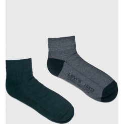 Levi's - Skarpety (2-pack). Niebieskie skarpetki męskie Levi's®, bez wzorów, z elastanu. Za 39,90 zł.
