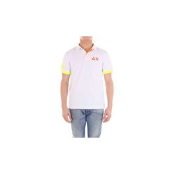 Koszulki polo z krótkim rękawem Sun68 A18117. Białe koszulki męskie SUN68, xxl, bez wzorów, z krótkim rękawem. Za 253,37 zł.