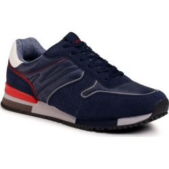 Sneakersy LANETTI - MF19023-1 Cobalt Blue. Niebieskie sneakersy męskie Lanetti, bez zapięcia. Za 119,99 zł.