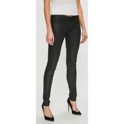 Pepe Jeans - Spodnie Pixie. Czarne spodnie damskie Pepe Jeans, z elastanu. Za 379,90 zł.