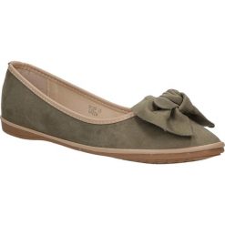 BALERINY CASU SK26. Szare baleriny damskie Casu, bez wzorów, bez obcasa. Za 48,99 zł.