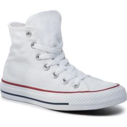 Trampki CONVERSE - CT All Star M7650-22 White. Białe półbuty damskie Converse, bez wzorów, z materiału, sportowe, bez obcasa, na płaskiej podeszwie, bez zapięcia. Za 299,00 zł.