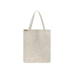 Shopper bag XL beżowa torba na zamek Vegan. Brązowe torby damskie na zakupy marki Hairoo, w paski. Za 170,00 zł.
