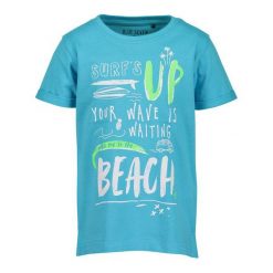 Blue Seven Koszulka Chłopięca Z Nadrukiem 92 Niebieska. Niebieskie t-shirty chłopięce Blue Seven, z nadrukiem, z bawełny, bez rękawów. Za 45,00 zł.