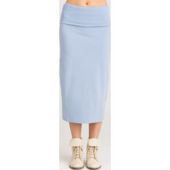SPÓDNICA ERMES Max Mara Leisure. Szare spódniczki damskie Max Mara Leisure, na co dzień, s, z aplikacjami, z elastanu, z podwyższonym stanem, midi, proste. Za 237,30 zł.