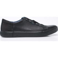 Badura - Buty. Czarne buty sportowe męskie marki Badura, ze skóry, na sznurówki. W wyprzedaży za 199,90 zł.