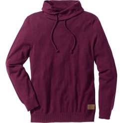 Swetry klasyczne męskie: Sweter Regular Fit bonprix czerwony melanż