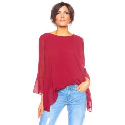 T-shirty damskie: Koszulka „Levia” w kolorze bordowym