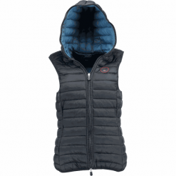 Geographical Norway kamizelka damska Vafne XL ciemnoniebieska. Niebieskie kurtki damskie Geographical Norway, xl, bez wzorów, bez kaptura. Za 229,00 zł.