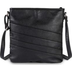 Torebka na ramię Basic bonprix czarny. Czarne torebki klasyczne damskie bonprix. Za 69,99 zł.