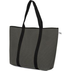 Torebki klasyczne damskie: Torebka w kolorze czarno-białym – (S)52 x (W)35 x (G)14 cm