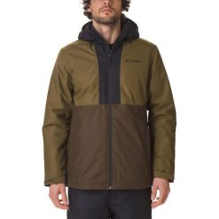 Columbia Timberturner Kurtka Zielony Brązowy. Pomarańczowe płaszcze męskie Columbia, xl, w kropki, z materiału. Za 895,95 zł.