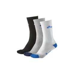 Skarpety Asics 3PPK Crew 321744-0186. Białe skarpetki męskie Asics, bez wzorów. Za 34,30 zł.