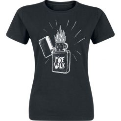 Life Is Strange Firewalk Koszulka damska czarny. Czarne bluzki z odkrytymi ramionami Life Is Strange, s, z nadrukiem, z okrągłym kołnierzem. Za 74,90 zł.