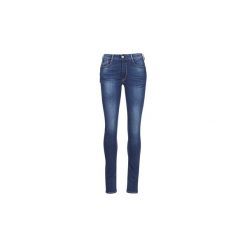 Jeansy slim fit Le Temps des Cerises PULP. Niebieskie jeansy damskie marki Le Temps Des Cerises, bez wzorów, z jeansu. Za 351,20 zł.