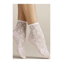Skarpetki Doria White 08 DEN. Białe skarpetki damskie FiORE, bez wzorów. Za 11,90 zł.