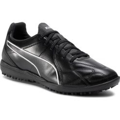 Buty PUMA - King Hero Tt 105672 01 Puma Black/Puma White. Czarne buty sportowe męskie Puma, ze skóry ekologicznej, bez zapięcia, do piłki nożnej. Za 299,99 zł.