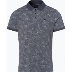 Guess Jeans - Męska koszulka polo, niebieski. Szare koszulki polo marki Guess Jeans, l, z aplikacjami, z bawełny. Za 229,95 zł.
