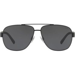 Polo Ralph Lauren - Okulary. Czarne okulary przeciwsłoneczne męskie marki Polo Ralph Lauren, z tworzywa sztucznego. W wyprzedaży za 399,90 zł.