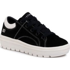 Sneakersy SKECHERS - Back Again 73999/BLK Black. Czarne półbuty damskie Skechers, ze skóry. Za 279,00 zł.