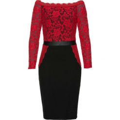 Sukienki balowe: Sukienka bonprix czerwono-czarny