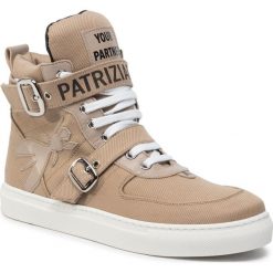 Sneakersy PATRIZIA PEPE - 2V9078/A492-B524 Camel Beige. Brązowe półbuty damskie Patrizia Pepe, na co dzień, bez wzorów, ze skóry, bez obcasa, na płaskiej podeszwie, bez zapięcia. Za 1089,00 zł.