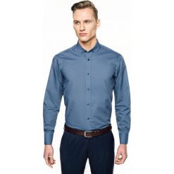 Koszula bexley 2629 długi rękaw custom fit granatowy. Szare koszule męskie marki Recman, na lato, l, w kratkę, button down, z krótkim rękawem. Za 69,99 zł.