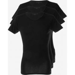Tommy Hilfiger 3-pack Dolna koszulka Czarny. Czarne koszulki męskie TOMMY HILFIGER, xxl, bez wzorów, z elastanu, bez kołnierzyka, bez rękawów. Za 214,95 zł.