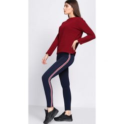 Ciemnoniebieskie Legginsy Empathy. Niebieskie legginsy Born2be, l. Za 39,99 zł.