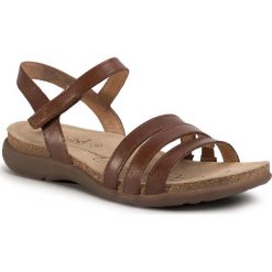 Sandały JOSEF SEIBEL - Riley 01 69701 69 240 Camel. Pomarańczowe klapki damskie Josef Seibel, bez wzorów, ze skóry, bez obcasa. Za 319,00 zł.