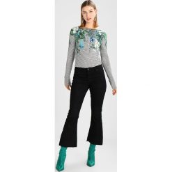 Bluzki asymetryczne: Oasis PALM STRIPE ENVELOPE NECK Bluzka z długim rękawem multi black